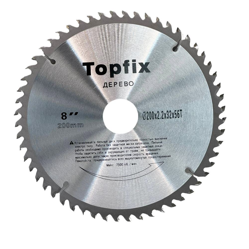 Пильний диск по дереву Topfix 200&times;32&times;56T topfix-508 фото
